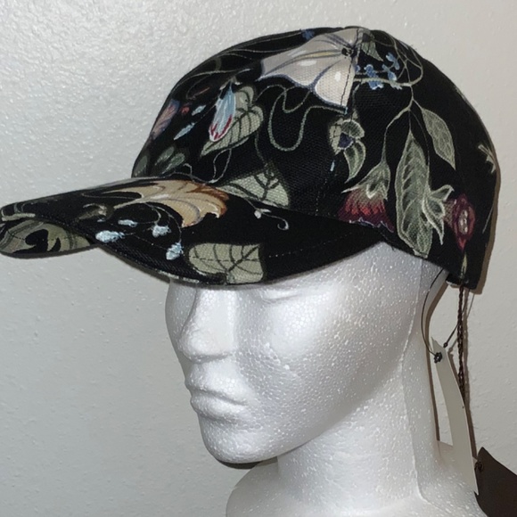 NWT Gucci Canvas Flora Knight Basebal Hat/Cap M 57 & Certificate Of Authenticity - Picture 15 of 16